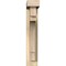 Ekena Millwork Merced Block Rough Sawn Bracket w/ Offset Brace, Douglas Fir, 4"W x 14"D x 22"H BKT0402X14X22MRC05RDF - alternate 4
